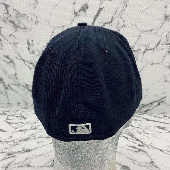 Men's New Era Cap Navy | White Flawless 59FIFTY NY Yankees - Picture 3 of 4